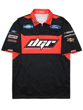 Simpson David Gilliland Racing NASCAR Team Shirt Mens XXL Black Red